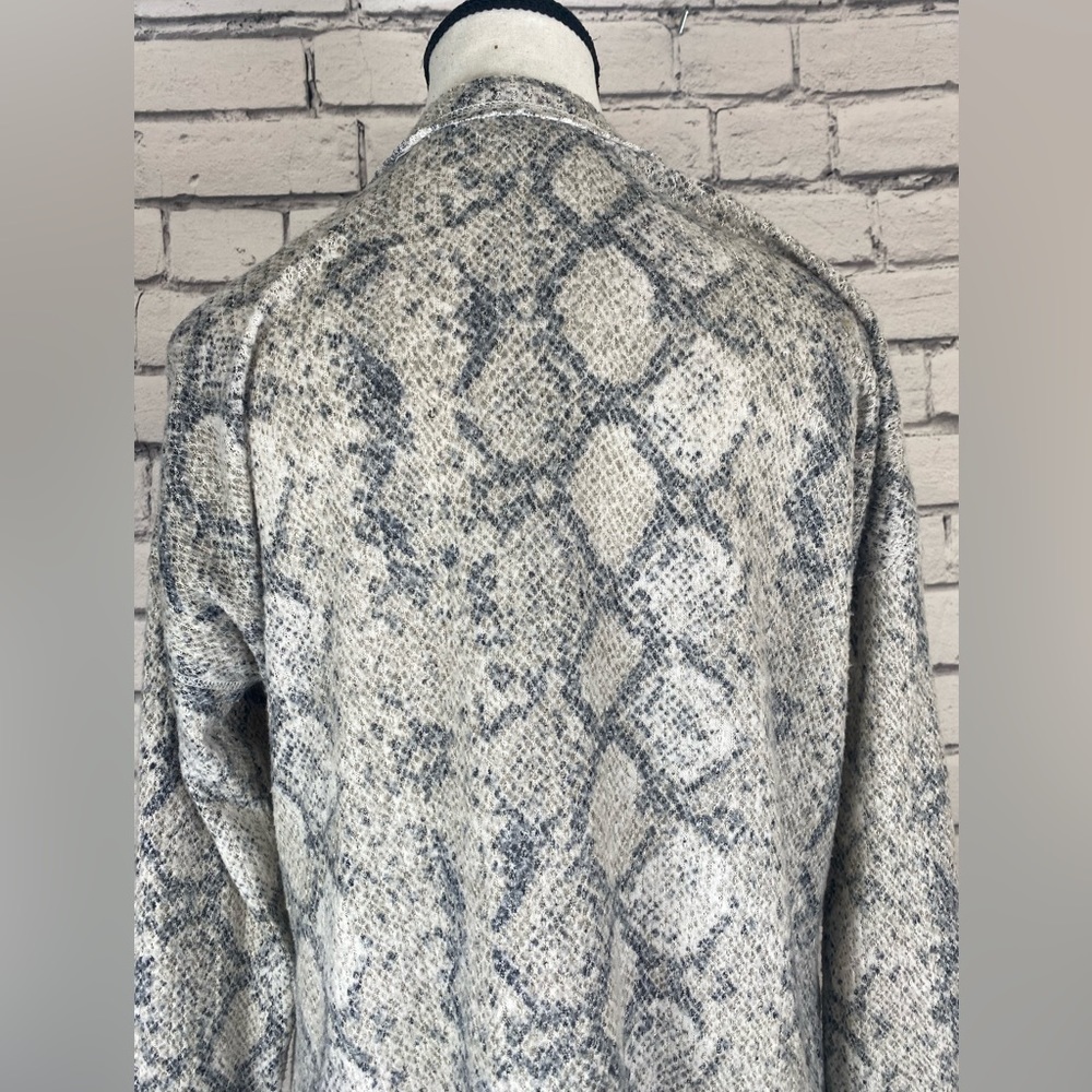 Maurice’s Python Snake Print Cardigan Sweater Siz… - image 8